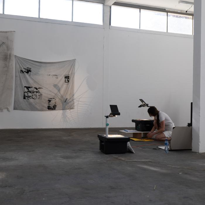 Margaux Dewarrat, She’s zoning (temporary territoriality), 2021, travail de Master. Photo: Laura Morier-Genoud / EDHEA